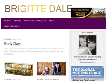 Tablet Screenshot of brigittedale.com